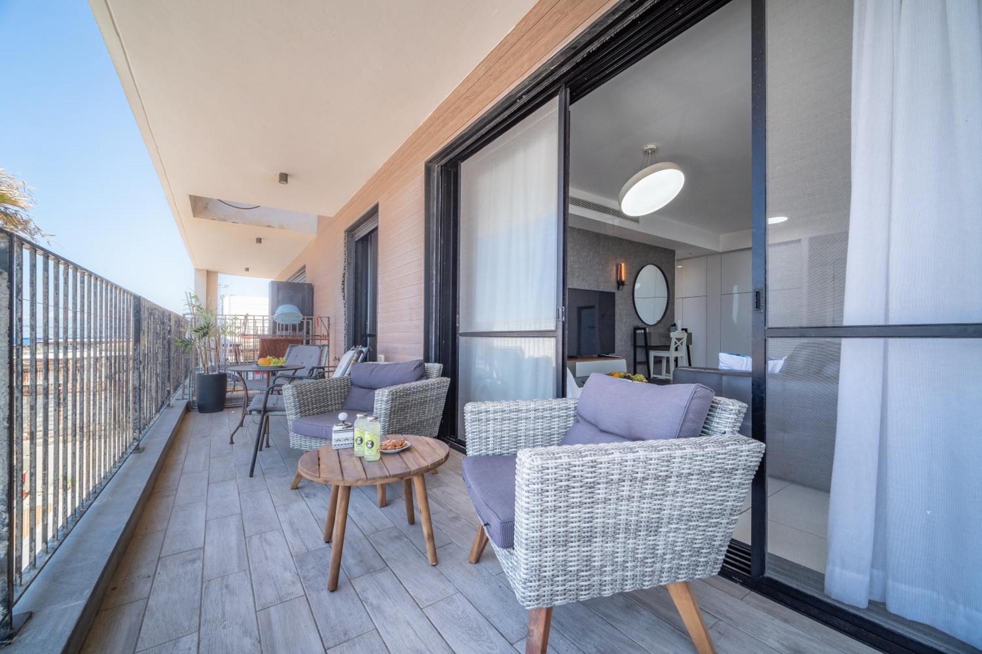 Bat Galim Full Sea View Balcony By Sea N' Rent Leilighet Haifa Eksteriør bilde